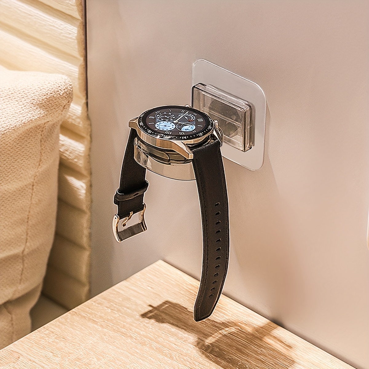 Soporte de carga para relojes montado en la pared, soporte de carga multifuncional, colocación de relojes y estante de almacenamiento
