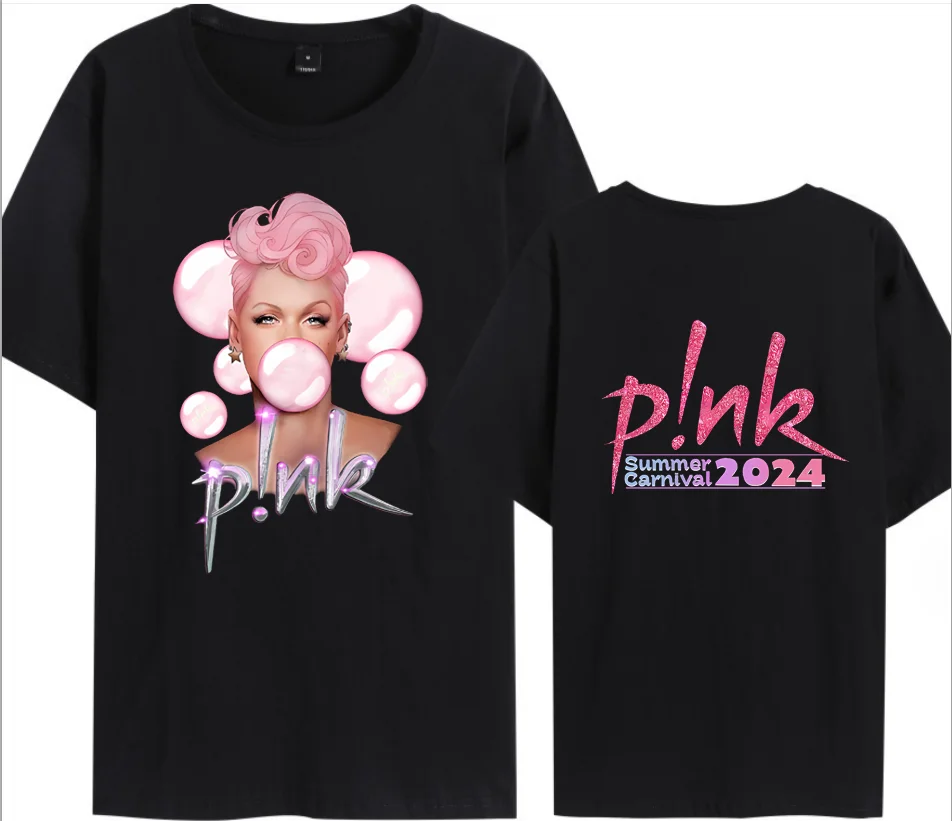 Хлопковая футболка nk Pink Singer для летнего карнавала 100%, футболка для любителей музыкального турнира, рубашка Trustfall, топы для альбома, концерта