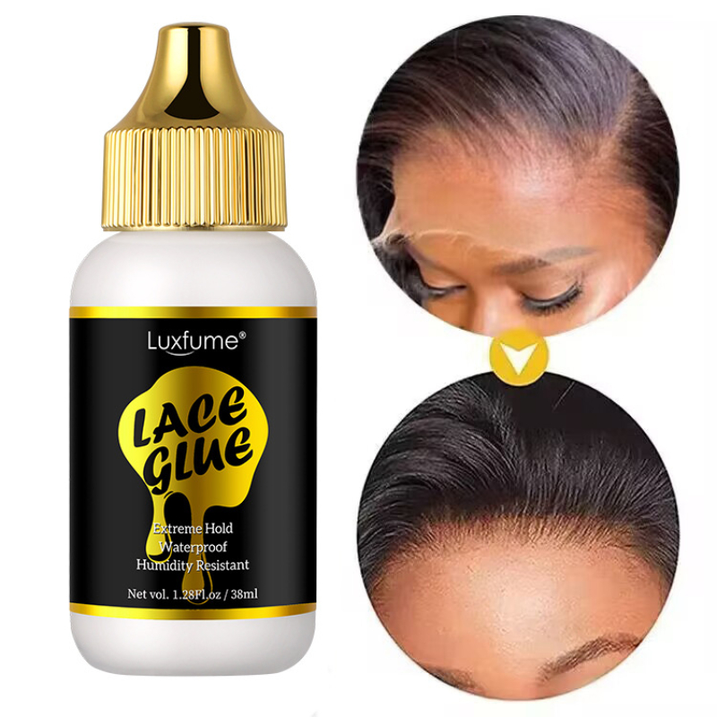 38ml ลูกไม้กาวเจลสําหรับวิกผม Stalling,กันน้ําวิกผมกาว, unisex กาวทนทานสําหรับอุปกรณ์เสริมผมสําหรับผมทุกประเภท