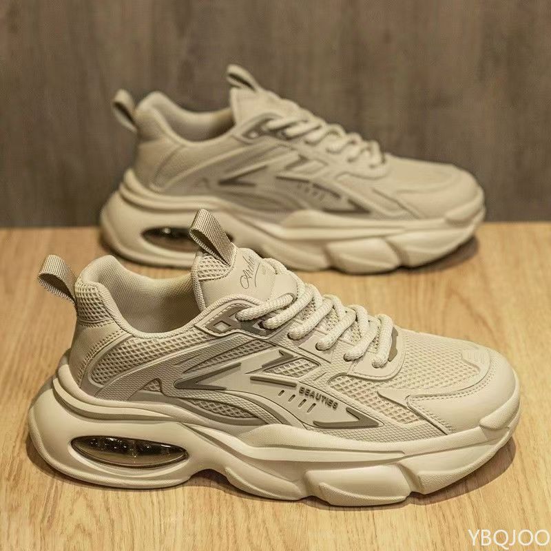 Scarpe da uomo versatili alla moda primavera autunno nuove esplosive con suola spessa scarpe sportive casual comode che aumentano l'altezza