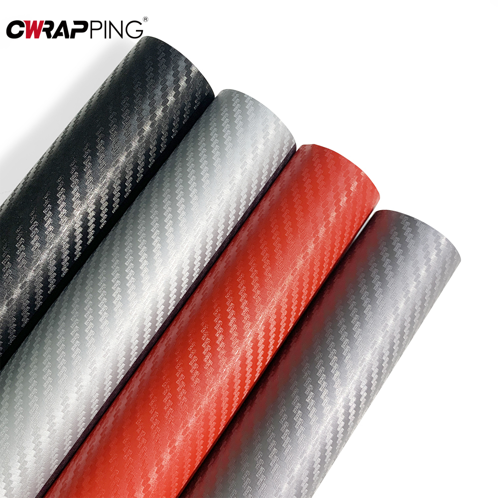 30x127cm Auto 3D Carbon Faser Vinyl Wrap Aufkleber Auto Styling Aufkleber für Auto Motorrad Außen Schutz Film dekorative