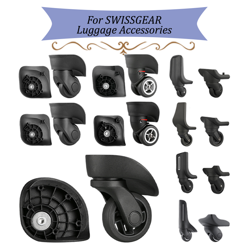 Подходит для чемодана SWISSGEAR, универсальные аксессуары для багажа на колесах, запасные части для тележек, замена колес, ремонт