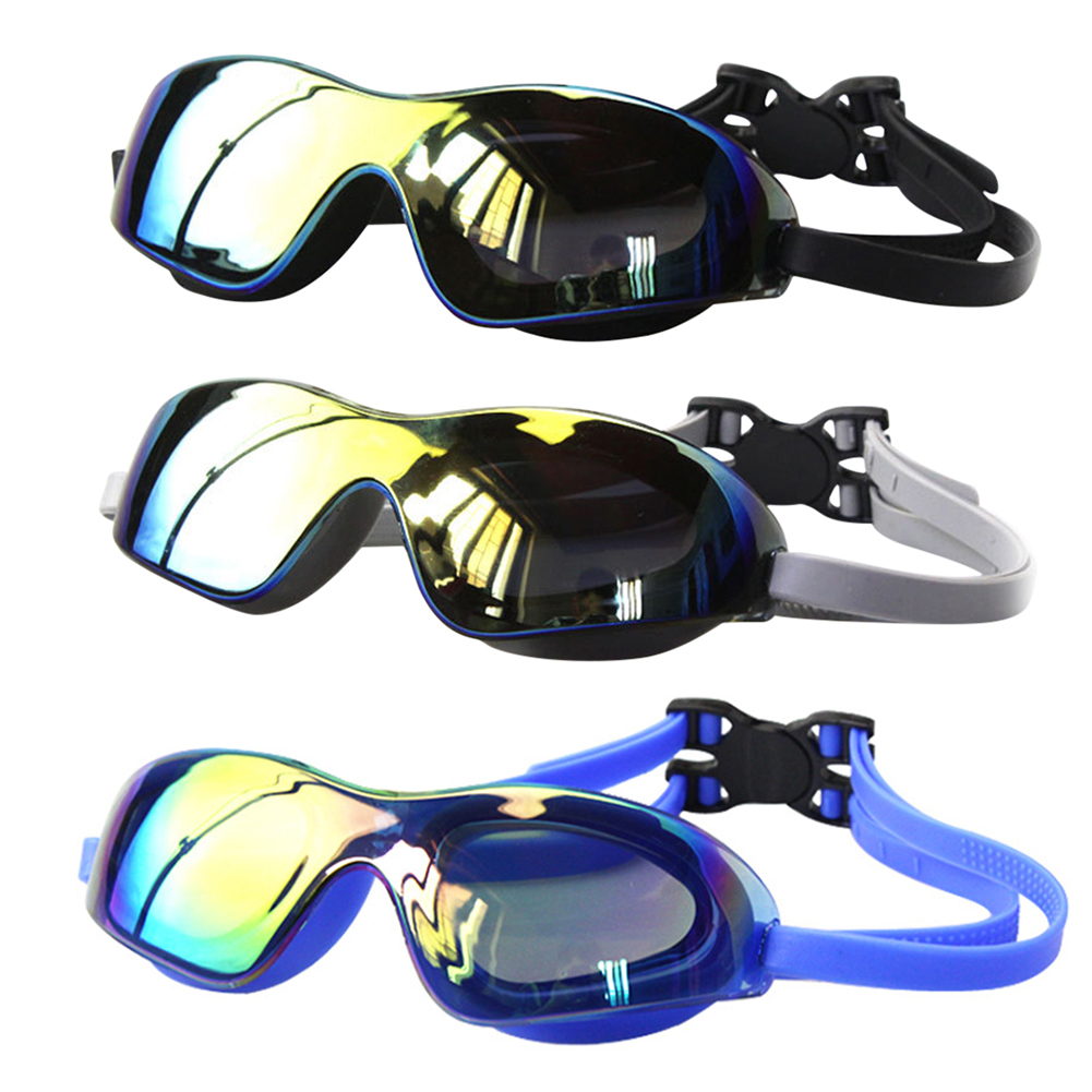 Gafas de natación, gafas de buceo electrochapadas ajustables, sin fugas, gafas deportivas para mujeres, hombres, jóvenes y niños