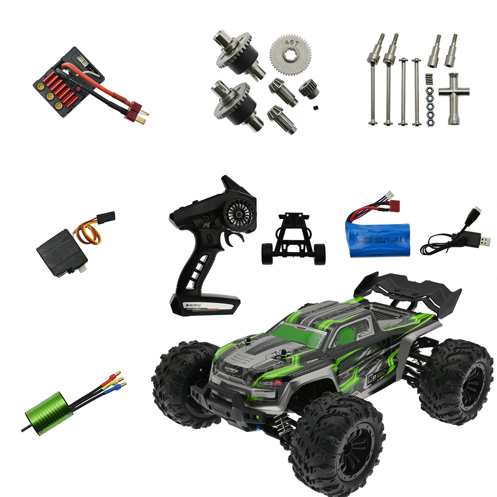 Pequeño modelo de coche de juguete, accesorios para Robot de coche de estacionamiento, múltiples piezas universales de mejora de Metal, desmontable y fácil de instalar