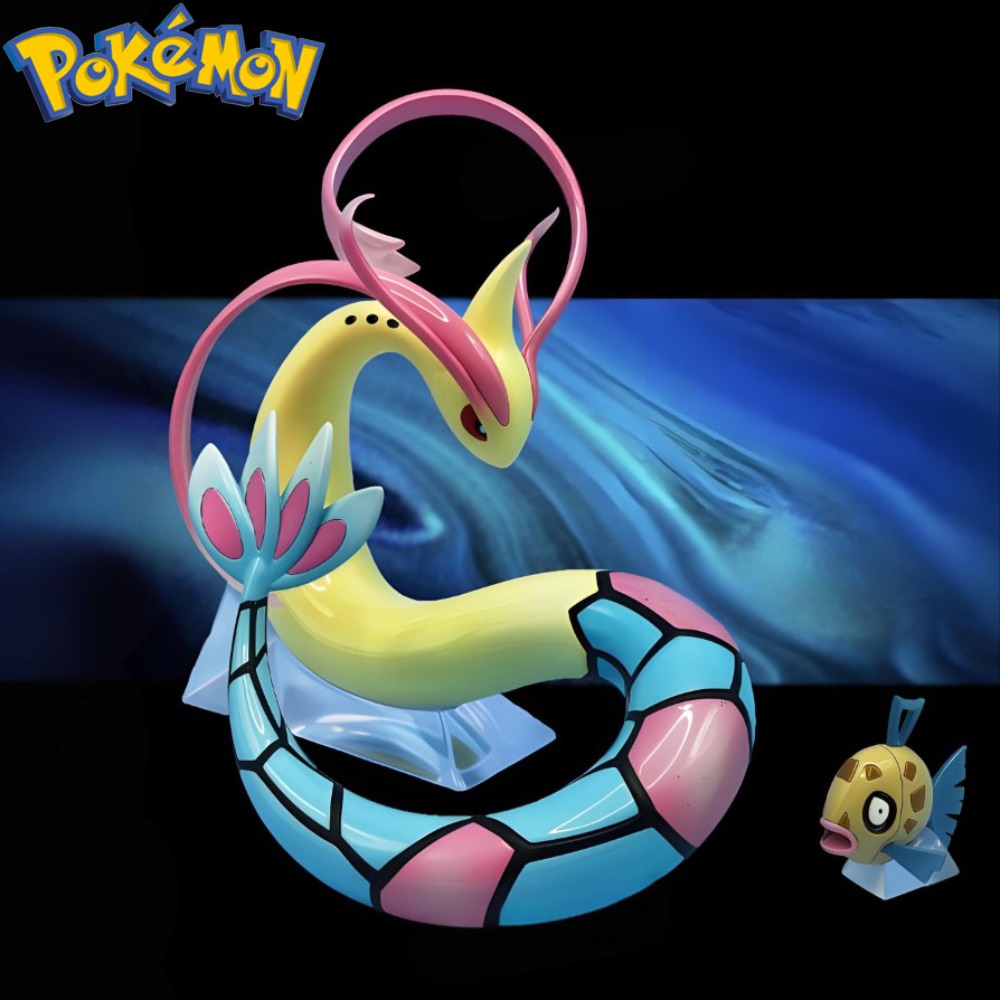 Figurine Pokemon de dessin animé Milotic, combinaison évolutionnaire, figurines d'action en Pvc, modèle de Collection, jouets pour enfants, cadeaux, 3-12cm