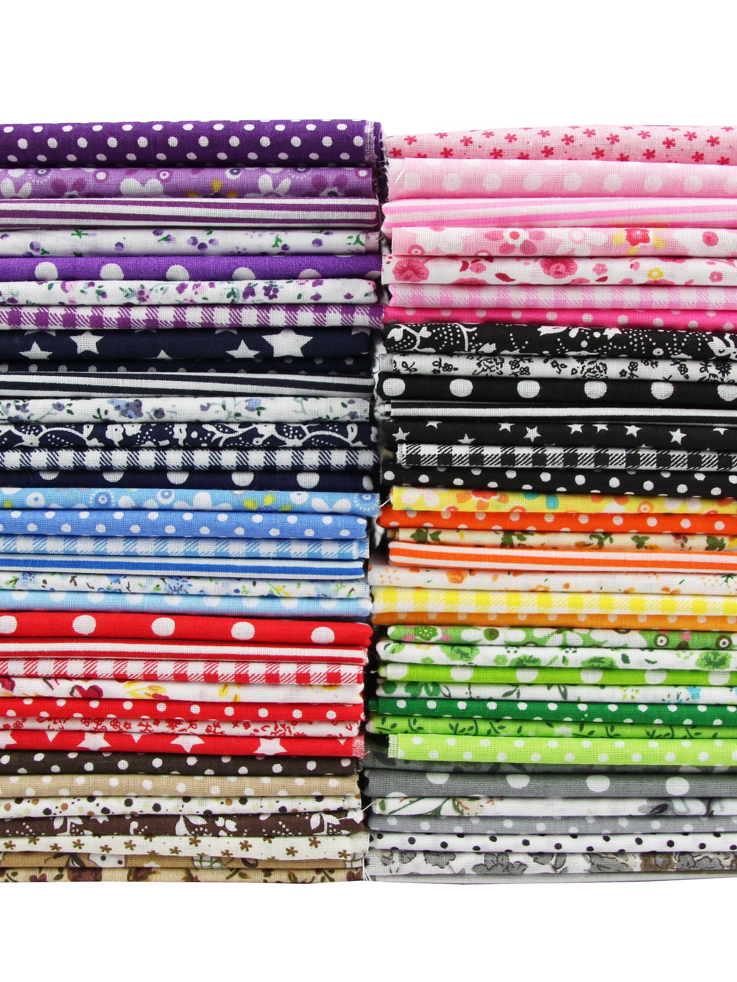 7 Uds. De paños cuadrados de algodón para manualidades, 25x25CM, para paquete DIY, Patchwork, acolchado, costura, álbum de recortes, artesanía