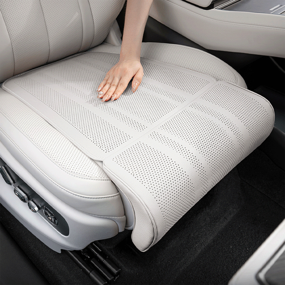 Bantalan Kursi Mobil dengan Penyangga Kaki Penutup Pelindung Kursi Universal Bantalan Sandaran Kaki Ekstensi Mengurangi Kelelahan untuk BMW Audi Benz