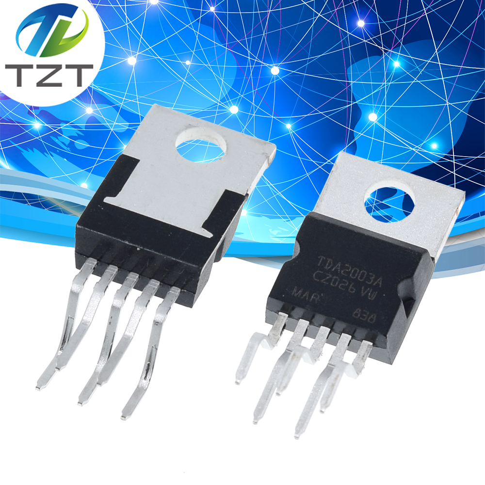 10 unids/lote TDA2003 TDA2003AV 2003 para amplificador de potencia de Audio