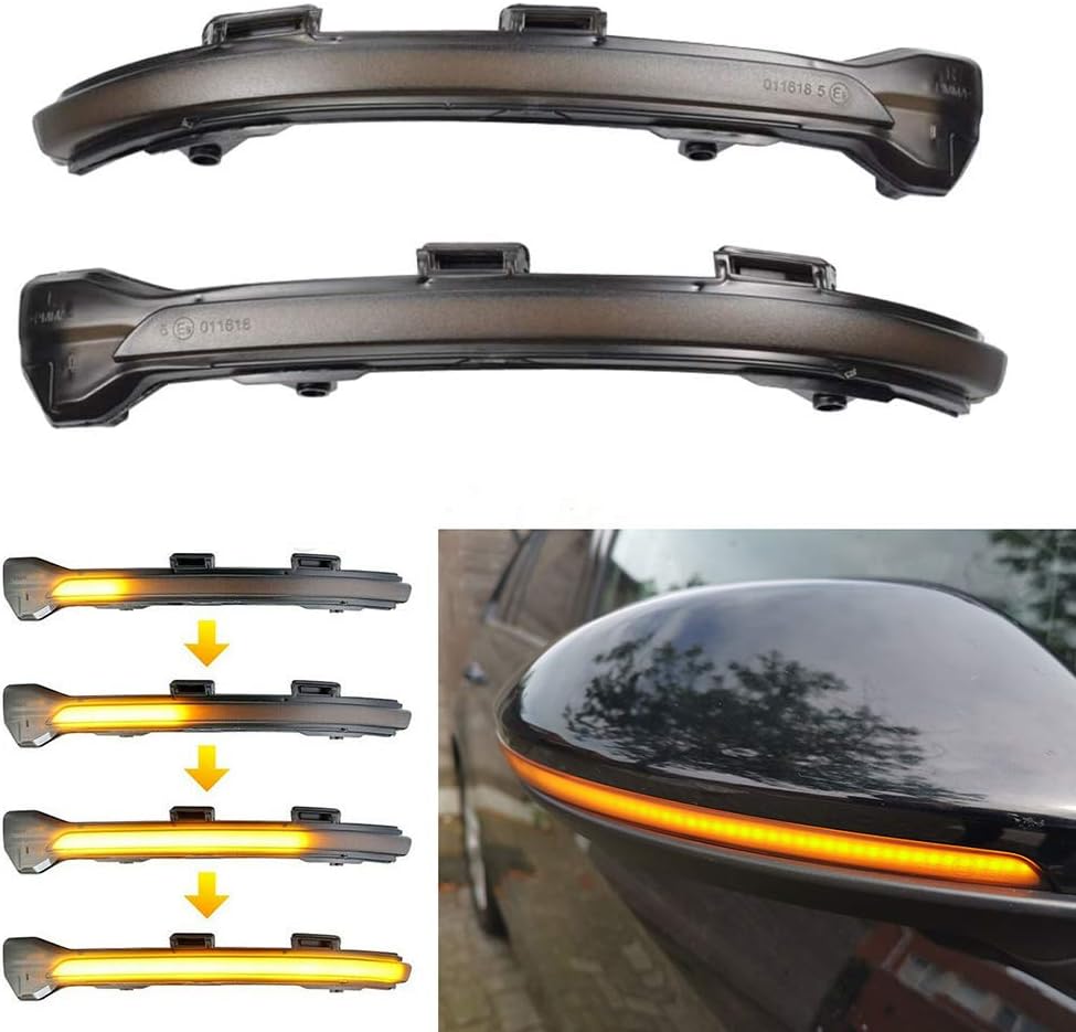 Indicatore di direzione dinamico Indicatore specchietto retrovisore a LED Luce specchietto laterale per VW Golf 7 VII MK7.5 JETTA MK7 Lampeggiante Luce sequenziale