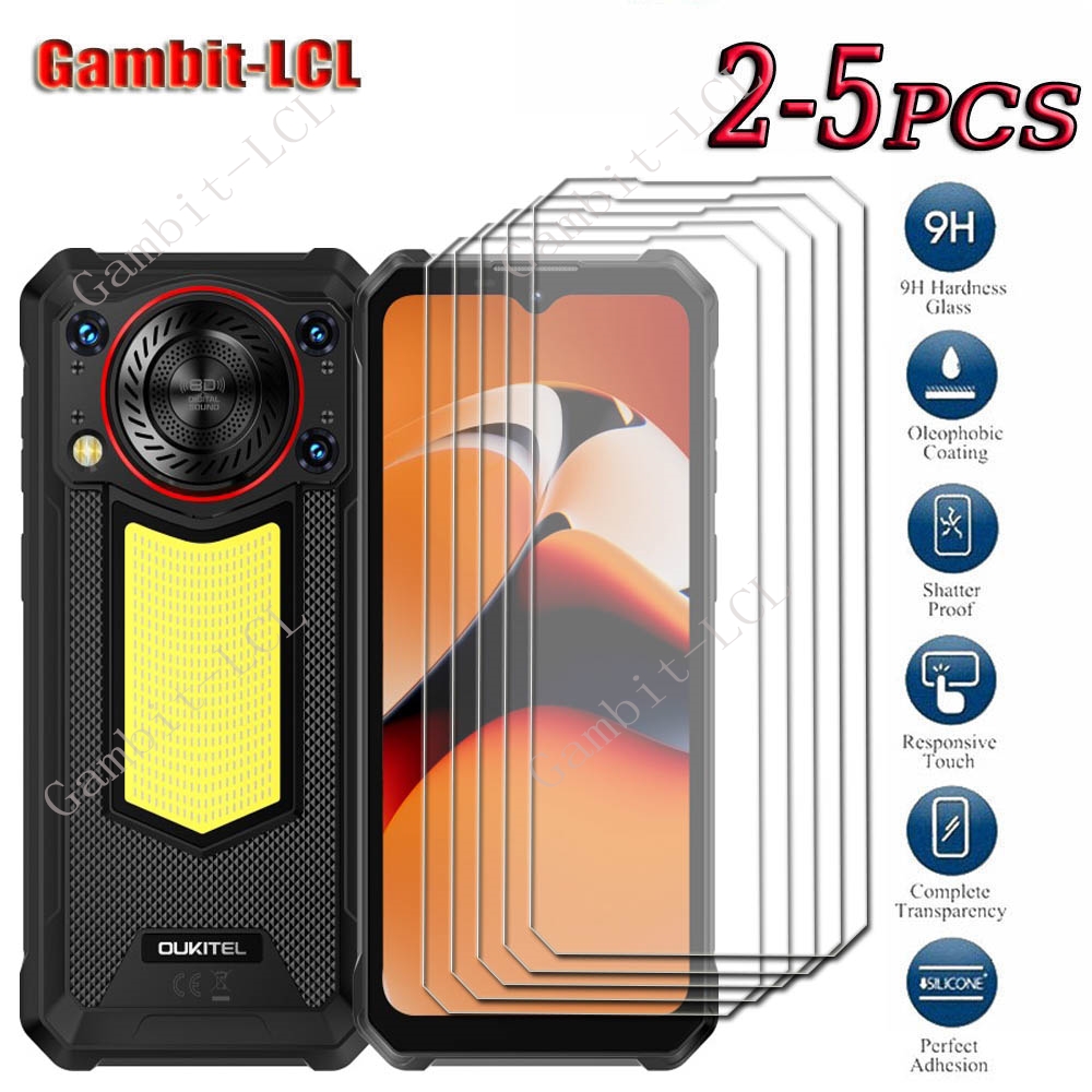 2-5 uds 9H HD vidrio templado transparente antiarañazos para Oukitel WP53S 6,52 "en OukitelWP53 Pro WP53 Pro película protectora de pantalla