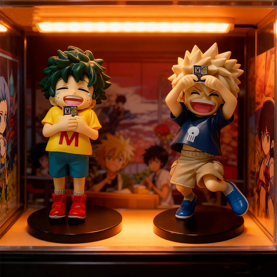 New Arrival | In Stock Gift | My Hero Academia Childhood Izuku Midoriya / Childhood Katsuki Bakugo Figure Model Decoration Doll