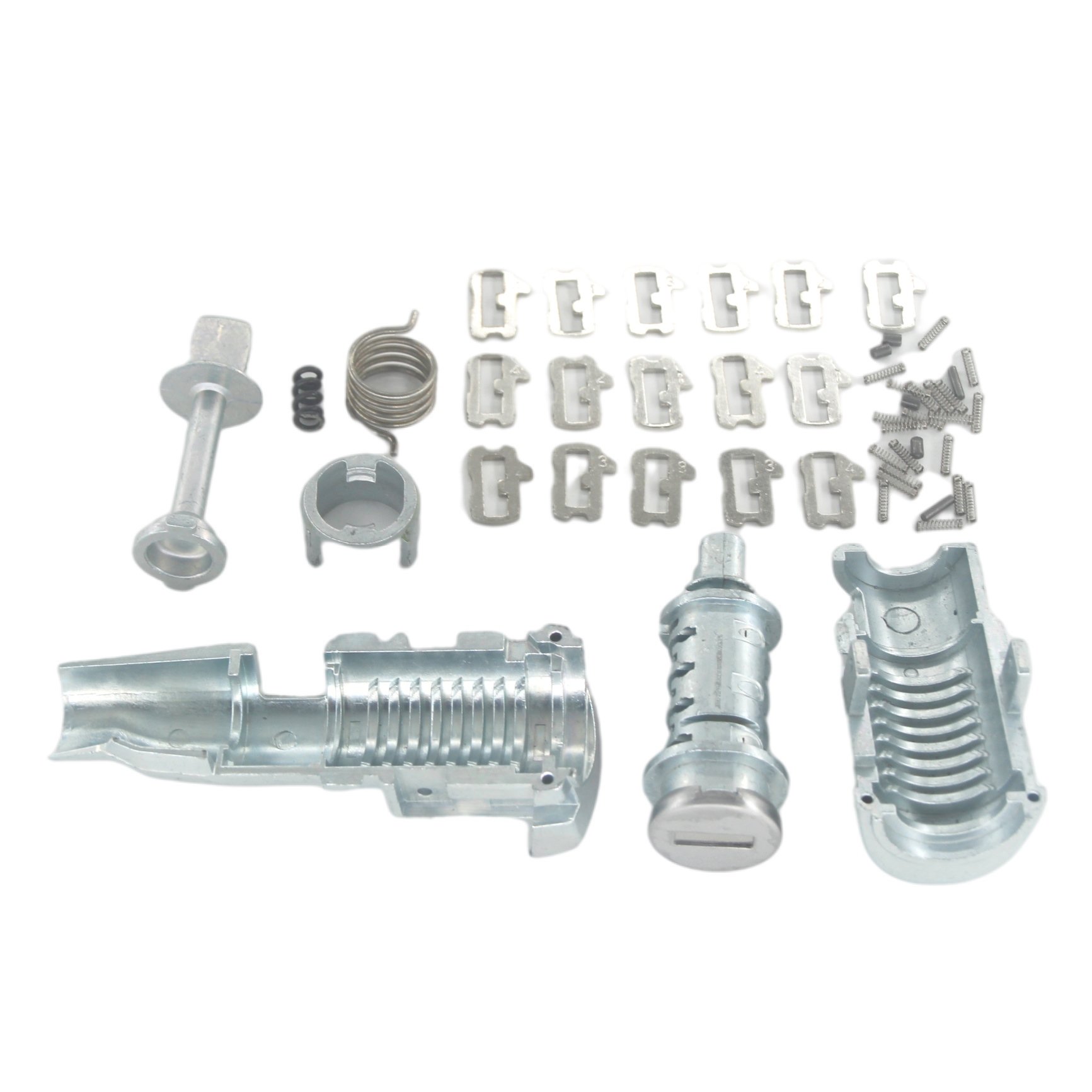 FOR SKODA OCTAVIA 2005-2008 LEFT DRIVER DOOR LOCK BARREL CYLINDER REPAIR KIT 1Z0837167C 6Y0898167E AL019L Repair