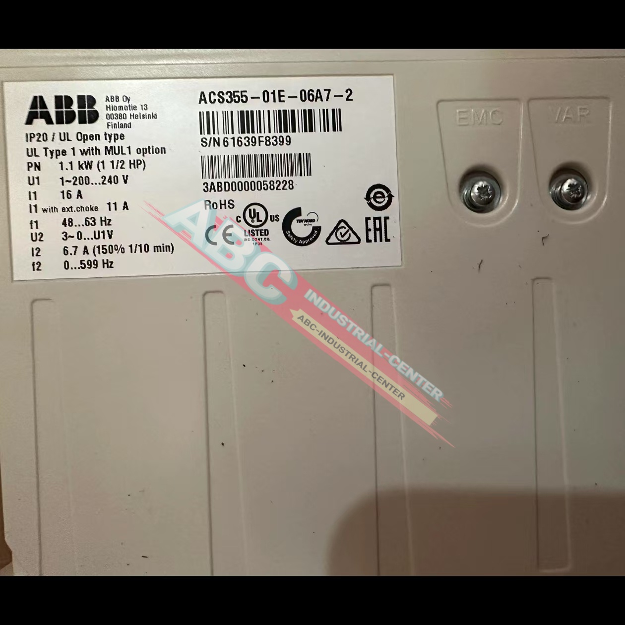 Brand new  ACS355-01E-04A7-2 ACS355-01E-06A7-2 frequency converter