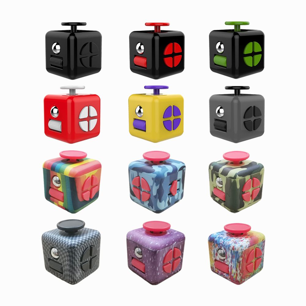 Đồ Chơi Fidget Chống Căng Thẳng Hình Khối Magiques Đẩy Giải Nén Xúc Xắc Cầu Vồng Đầu Ngón Tay Tay Game Antiestress Thư Giãn Đồ Chơi Cho Bé Trai Hình Khối