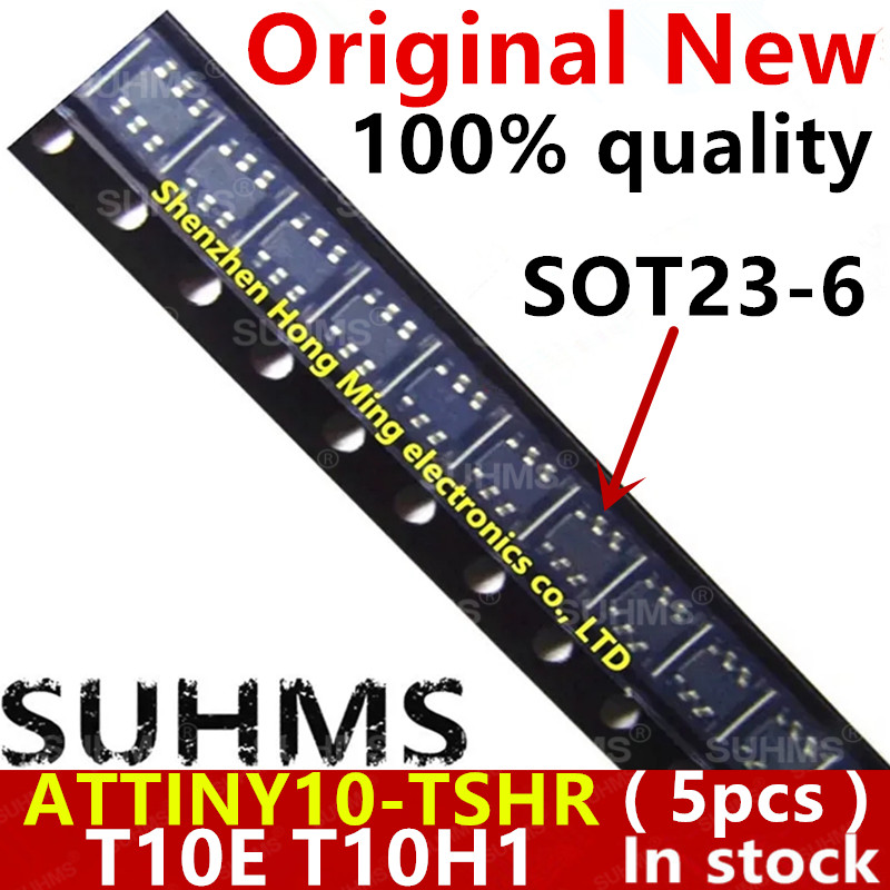 (5-10 piezas) 100% nuevo ATTINY10-TSHR ATTINY10 T10E T10H1 sot23-6
