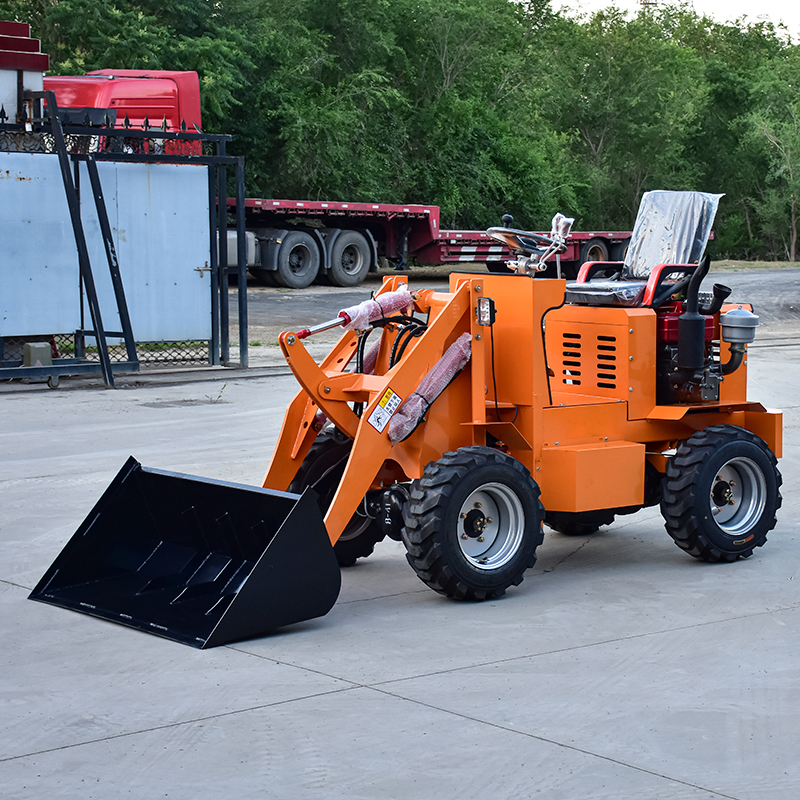 Free After Sale Farm Electric Loader Operating Good Mini Compact Hydraulic Wheel Loader EPA  for sale.