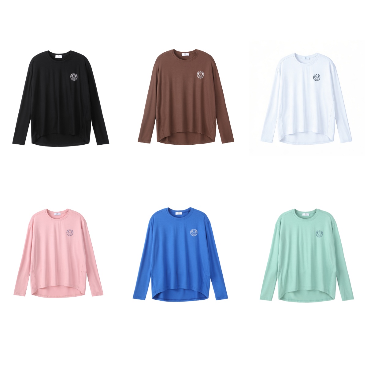 AP SS26 loose Modal fabric tee teen and women fashion solid color casual t-shirt clothing