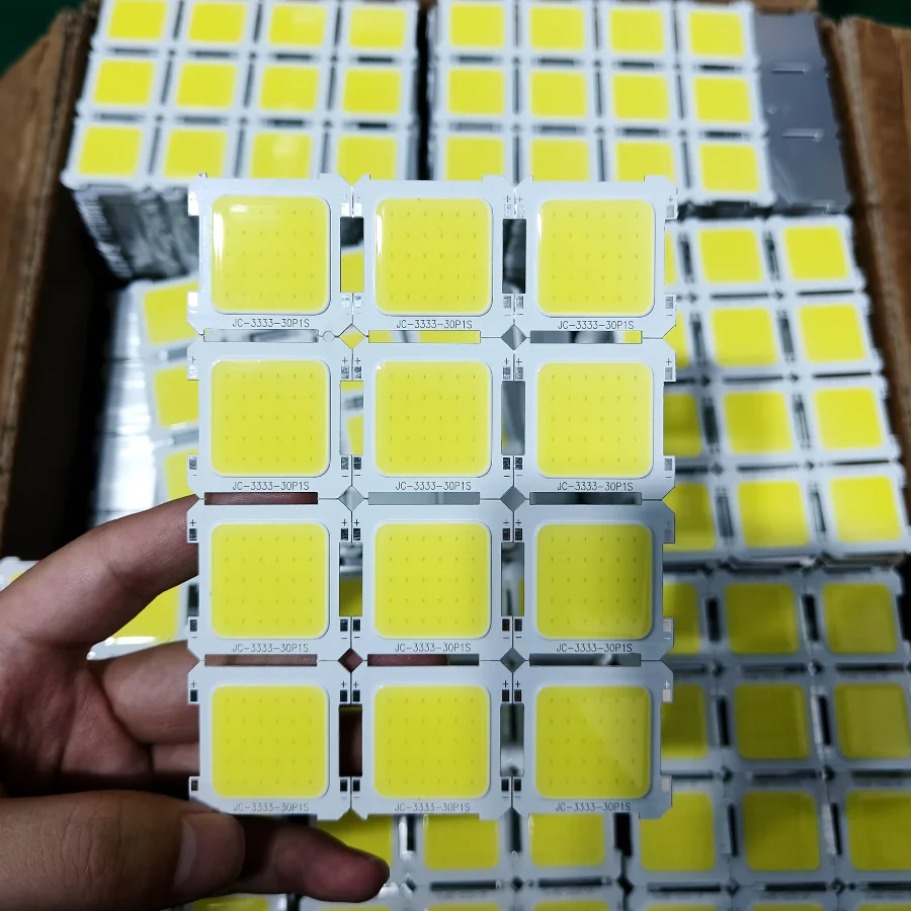 100 ~ 10 unids/lote 3V LED COB Chip integrado luz de Camping portátil alto brillo luz blanca foco accesorios de bombilla LED