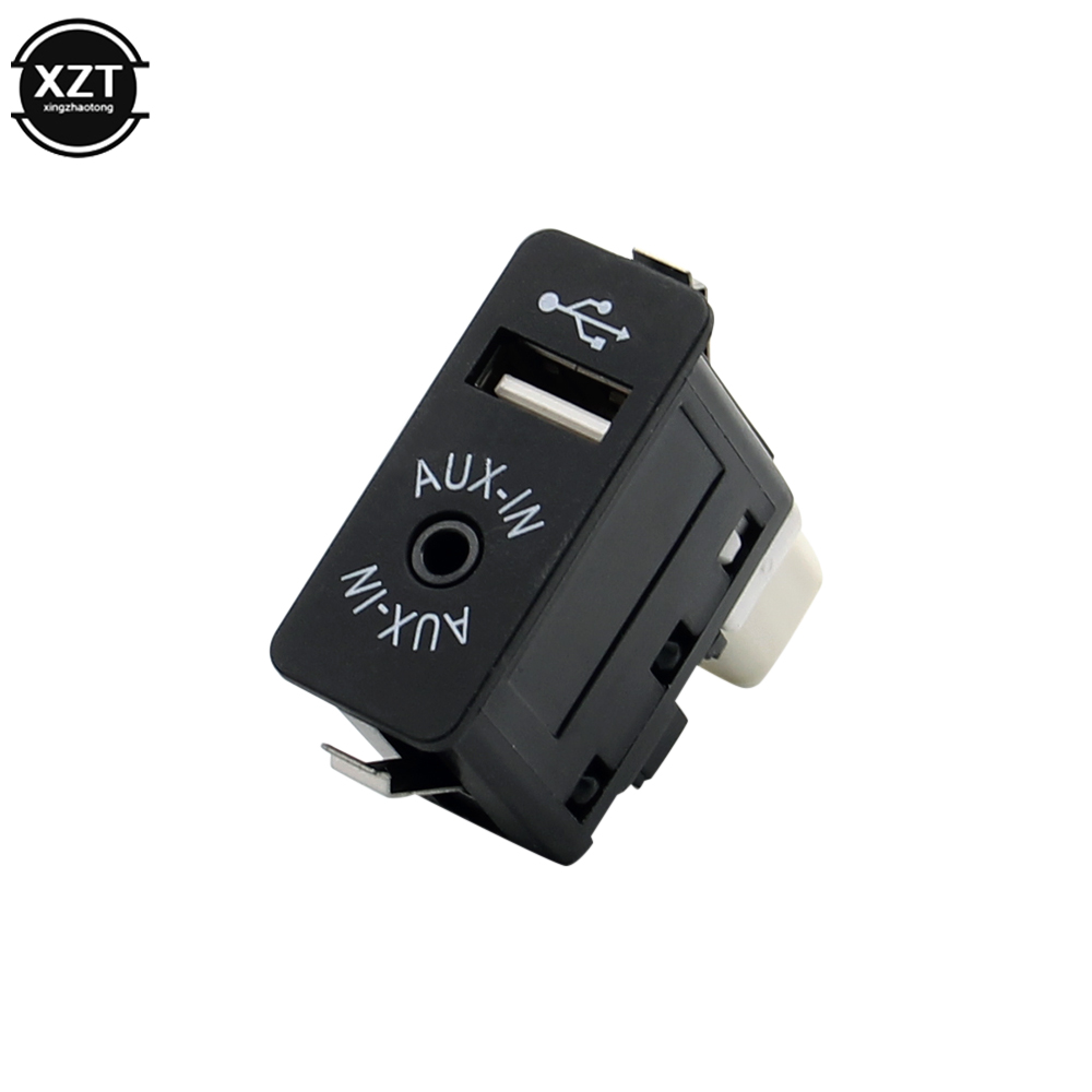 Auto Ersetzen Aux-in USB Panel Interface USB Buchse für BMW E81 E87 E90 F10 F12 E70 X3 X4X5 x6 AUX USB Eingang Schalter Radio Stereo