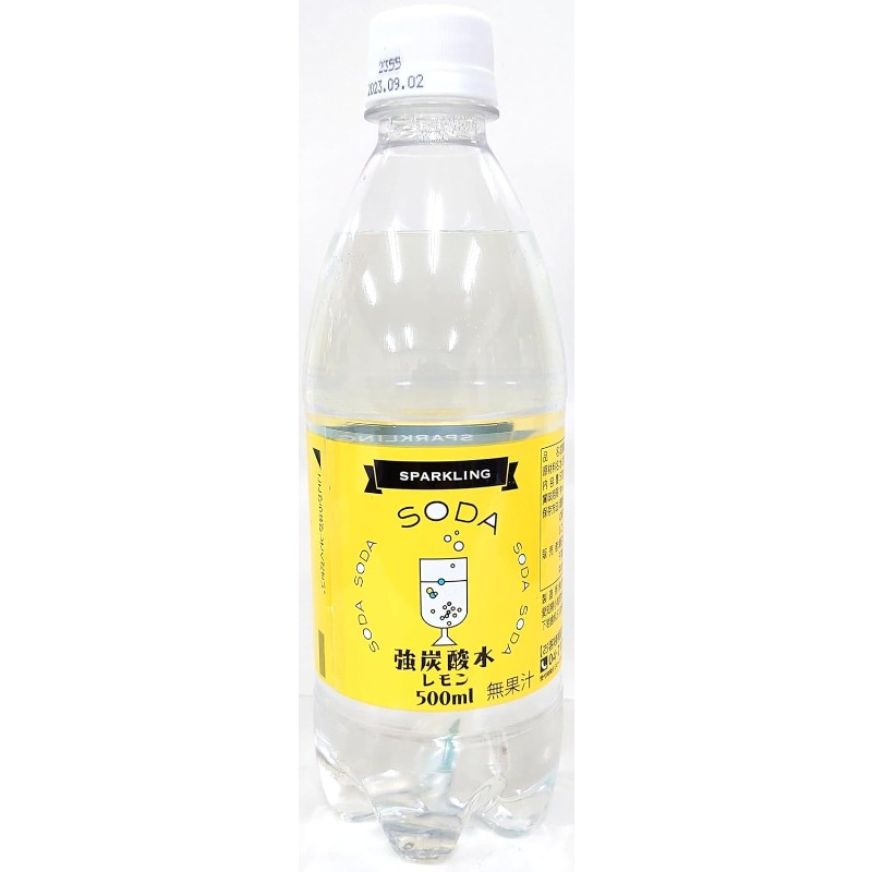 朝日精工 強炭酸水 レモン味 500ml 送料無料 国内発送