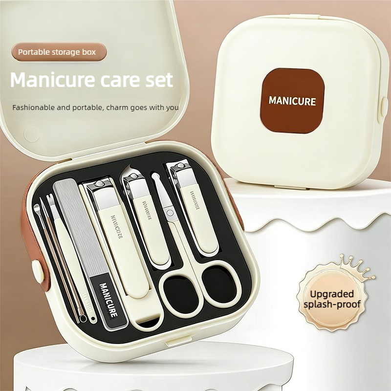 Set Gunting Kuku Anti Cipratan Baru, Gunting Kuku Portabel, Gunting Kuku, Alat Gunting Kuku