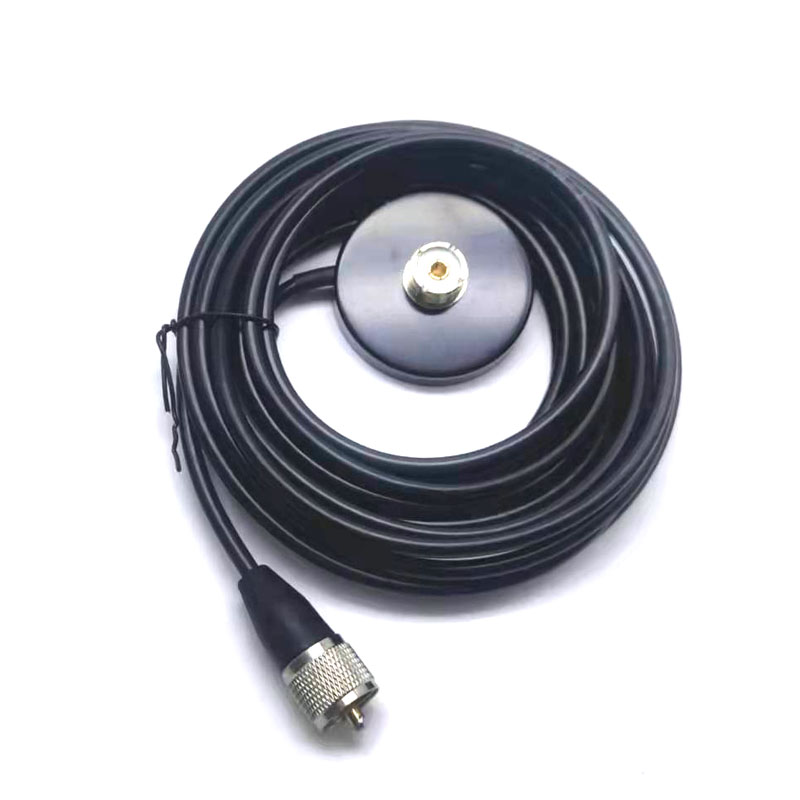 Adaptador de Base magnética de montaje SO239, conector de antena PL259 PL-259 para Radio móvil de coche Yaesu Vertex Kenwood TYT HYT Walkie Talkie