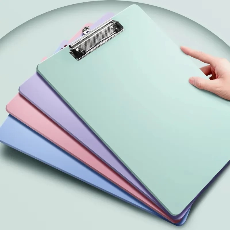 A4 Folder Manager ง่ายกันน้ําคลิปบอร์ดพลาสติก A4 โฟลเดอร์โรงเรียนธุรกิจสําหรับการเรียนรู้เครื่องเขียนอุปกรณ์สํานักงาน