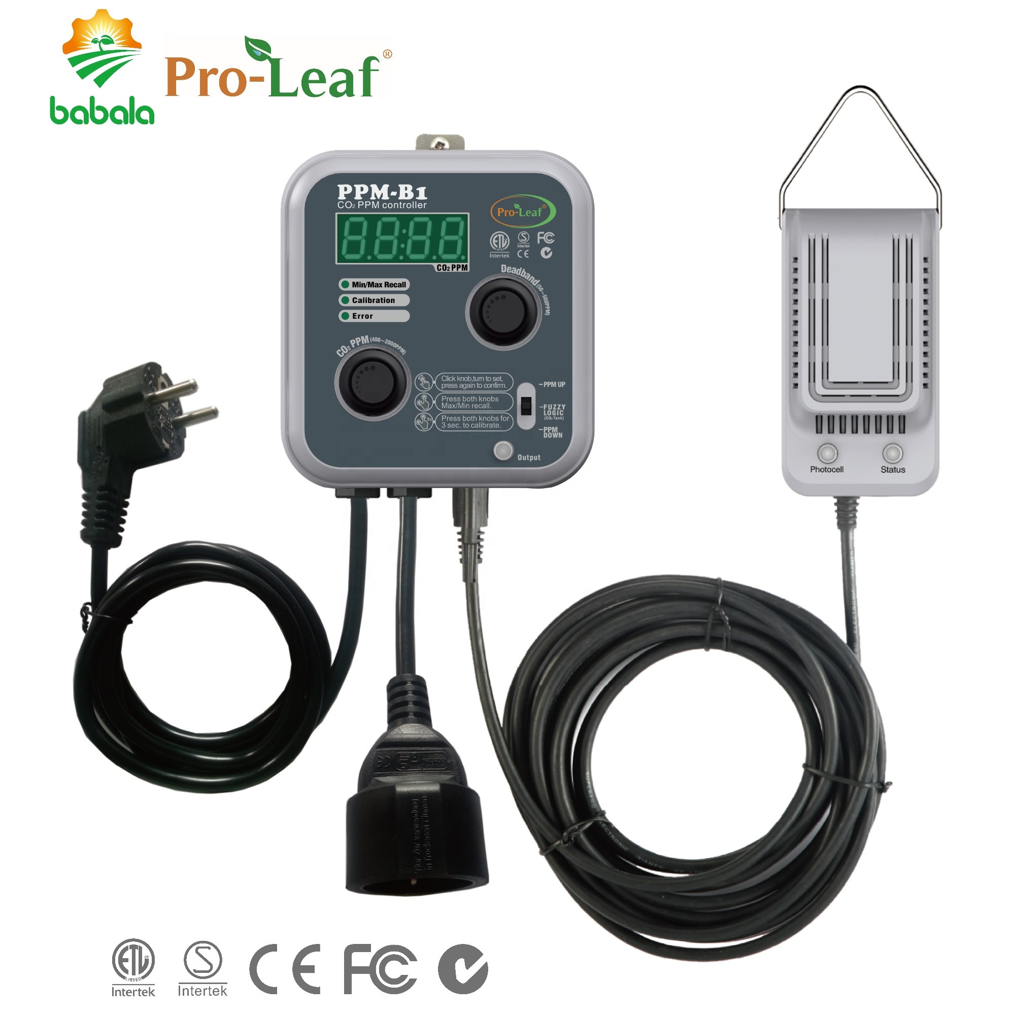 TLF Pro-Leaf  Fuzzy Logic   PPM-B1  CO2 Controller