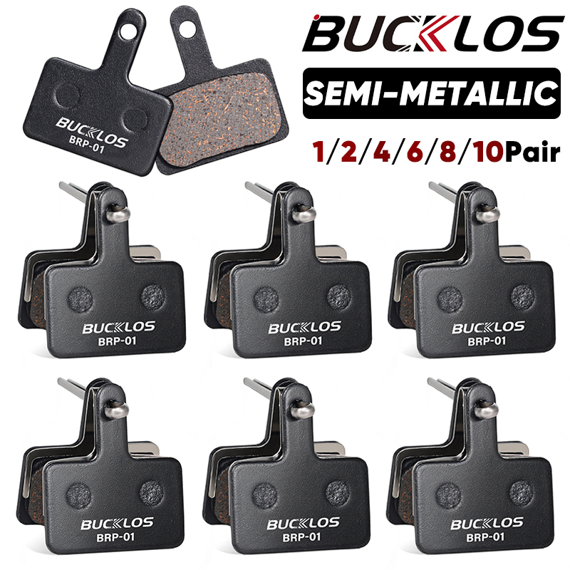 Bucklos Semi-Metal Mountainbike Scheiben bremsbeläge Halb metall hydraulische Scheiben bremsbeläge Fahrrad bremsbeläge für Shimano B01s B05s