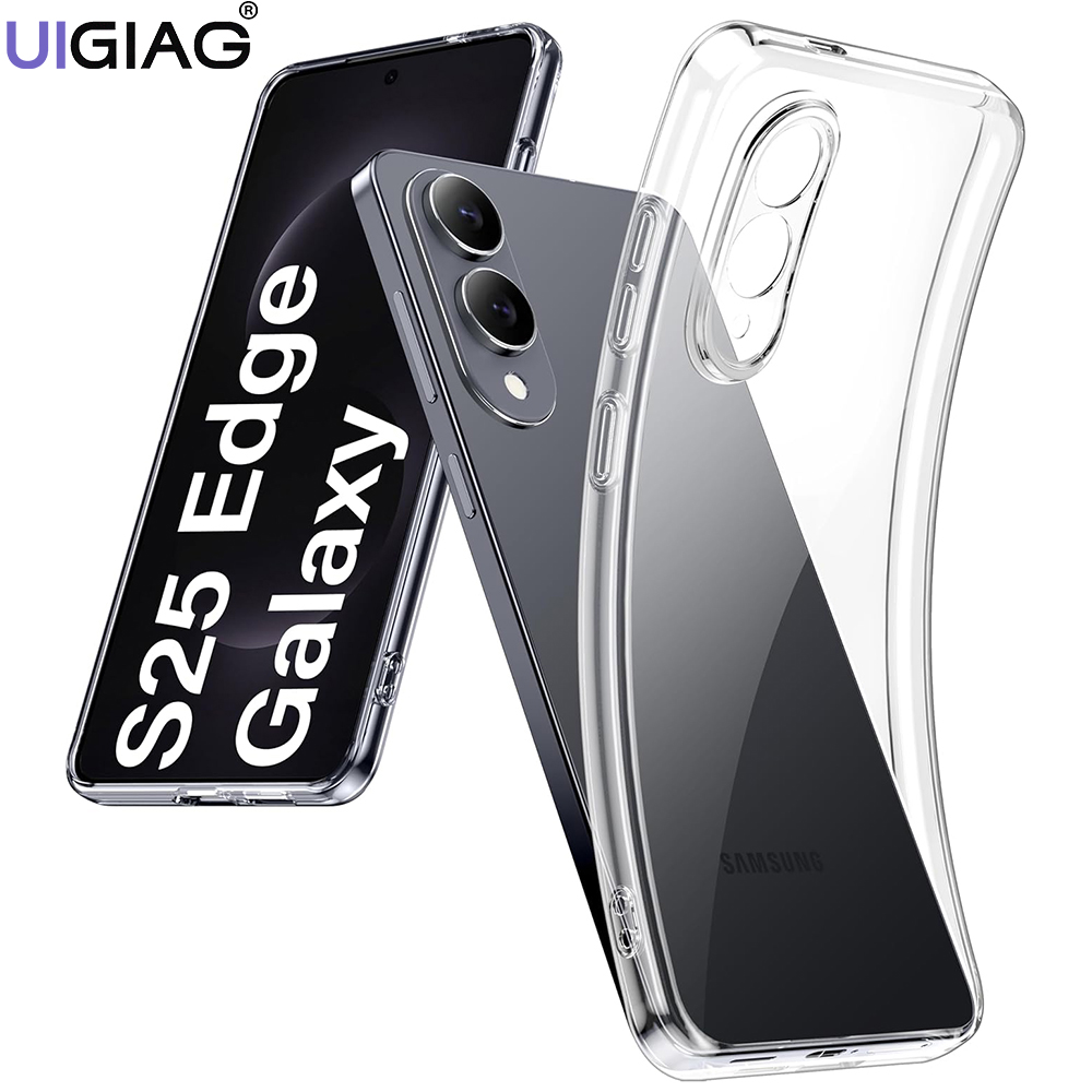 Ultradunne Siliconen Soft Clear Case Voor Samsung S25 Rand S24 S23 S21 S20 FE Ultra Plus A56 A36 A16 A55 A35 A15 A54 A34 A14 A53