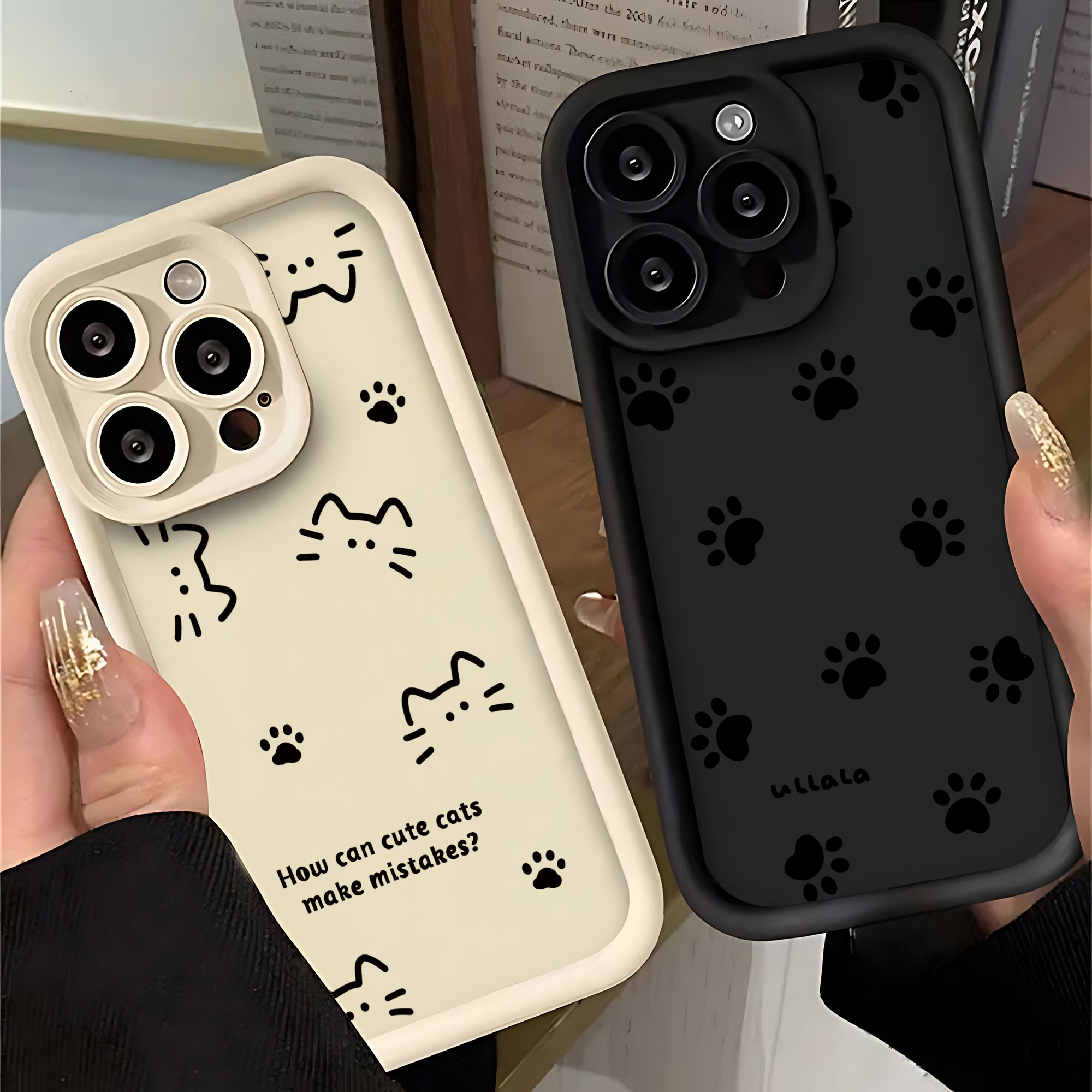 Чехол для телефона Lovely Line Cat Dog для Xiaomi Redmi Note 14 13 12s 12 11 10 9s 9 8 7 Turbo 4 Pro Plus 4G 5G с мягкой задней крышкой из ТПУ