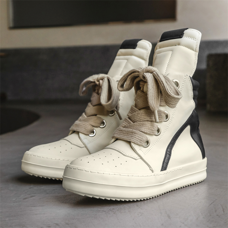Sapatos esportivos de alta qualidade botas de tornozelo de couro masculino sapatos de skate tênis de basquete 39-44 masculino casual tênis de luxo