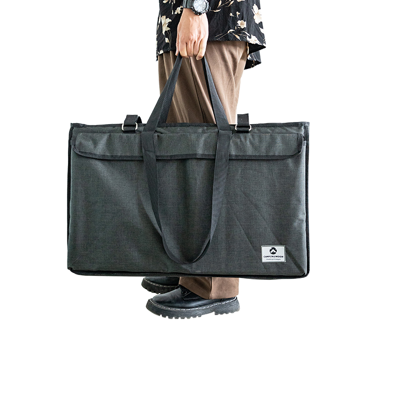CAMPINGMOON-Bolsa de almacenamiento de red plegable portátil, mantel de escritorio multifuncional, al aire libre para acampar, Picnic, barbacoa