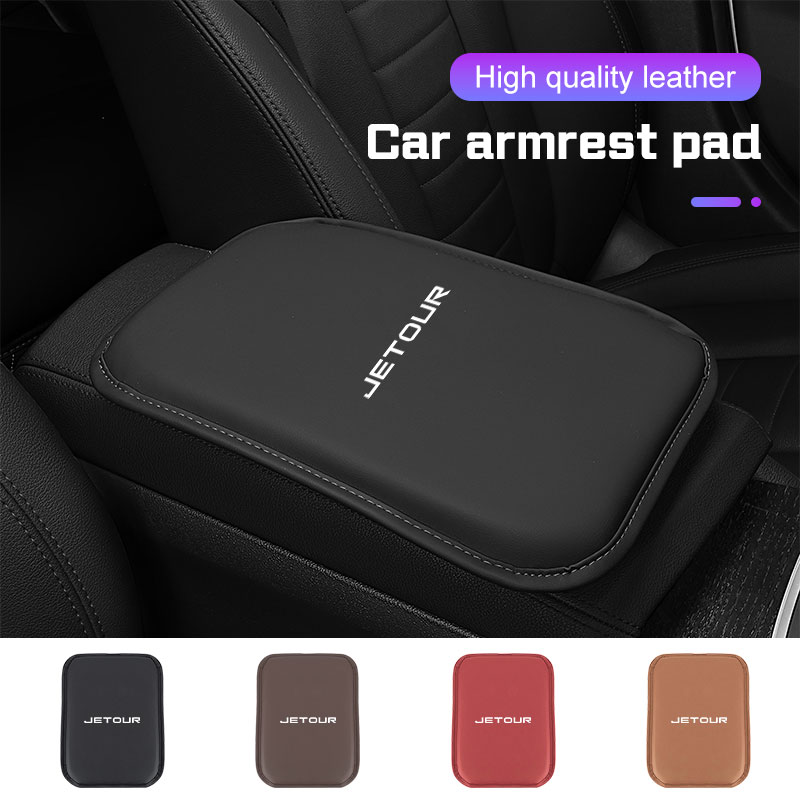 Для Chery T2 T3 Jetour X70 X70S X70M X90 X95 Plus кожаный автомобильный подлокотник, коробка для хранения, защитная сумка, коврик, аксессуары