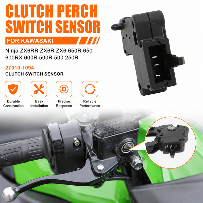 Clutch Perch Switch Sensor for Kawasaki Ninja ZX6RR ZX6R ZX6 650R 650 600RX 600R 500R 500 250R 27010-1094 Clutch Switch Sensor