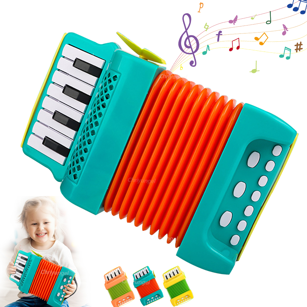 Accordeonspeelgoed voor peuters Muziekinstrument Educatief speelgoed Kindermuziekinteresse Ontwikkeling Cadeaus voor kinderen Jongens Meisjes