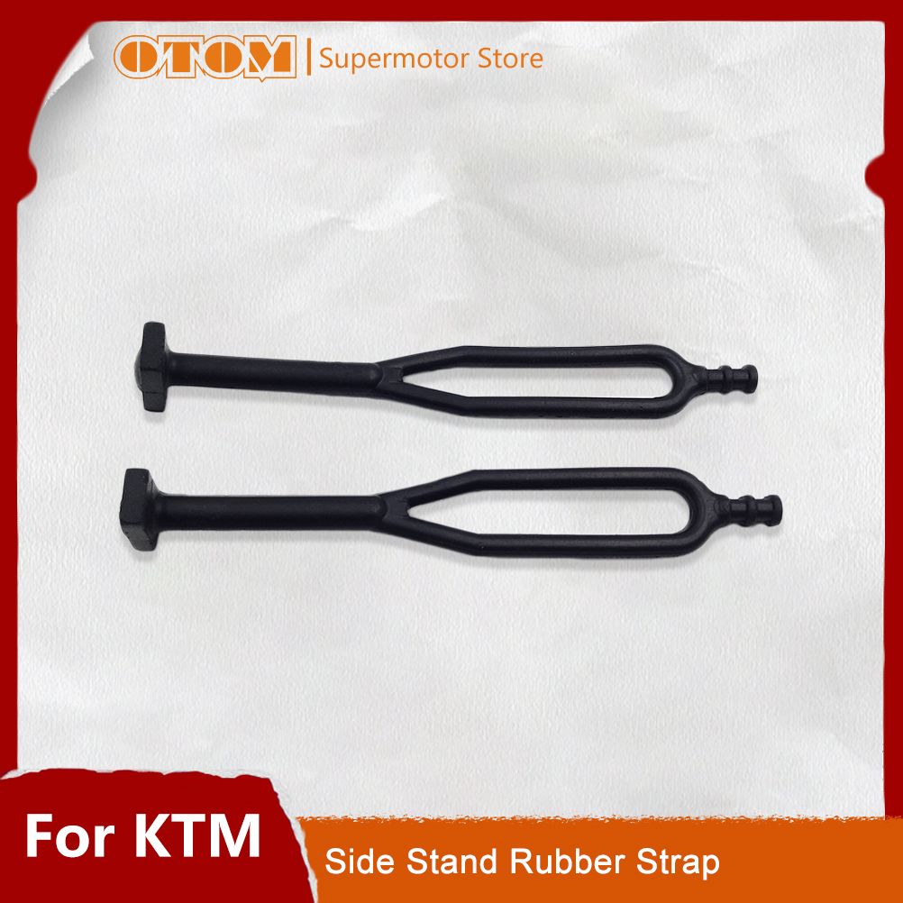 OTOM Dudukan Samping Sepeda Motor Universal Dudukan Tali Karet Penyokong Aksesori Kuat Tahan Lama untuk KTM Hussuga HUSQVARNA GASGAS