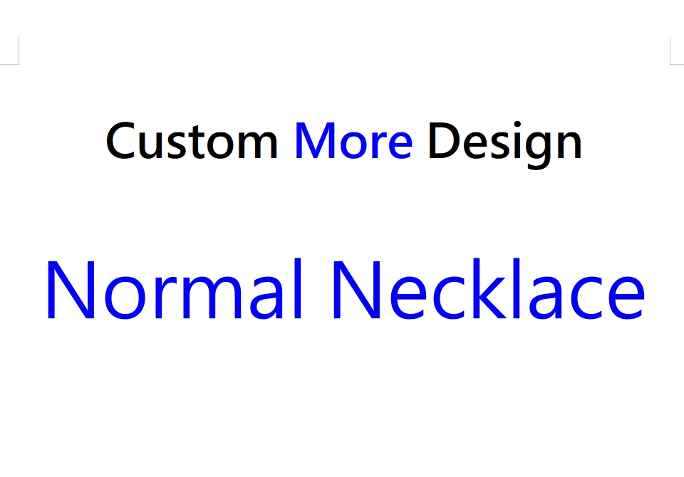 DOREMI Cutting Pictures Custom Normal Necklace