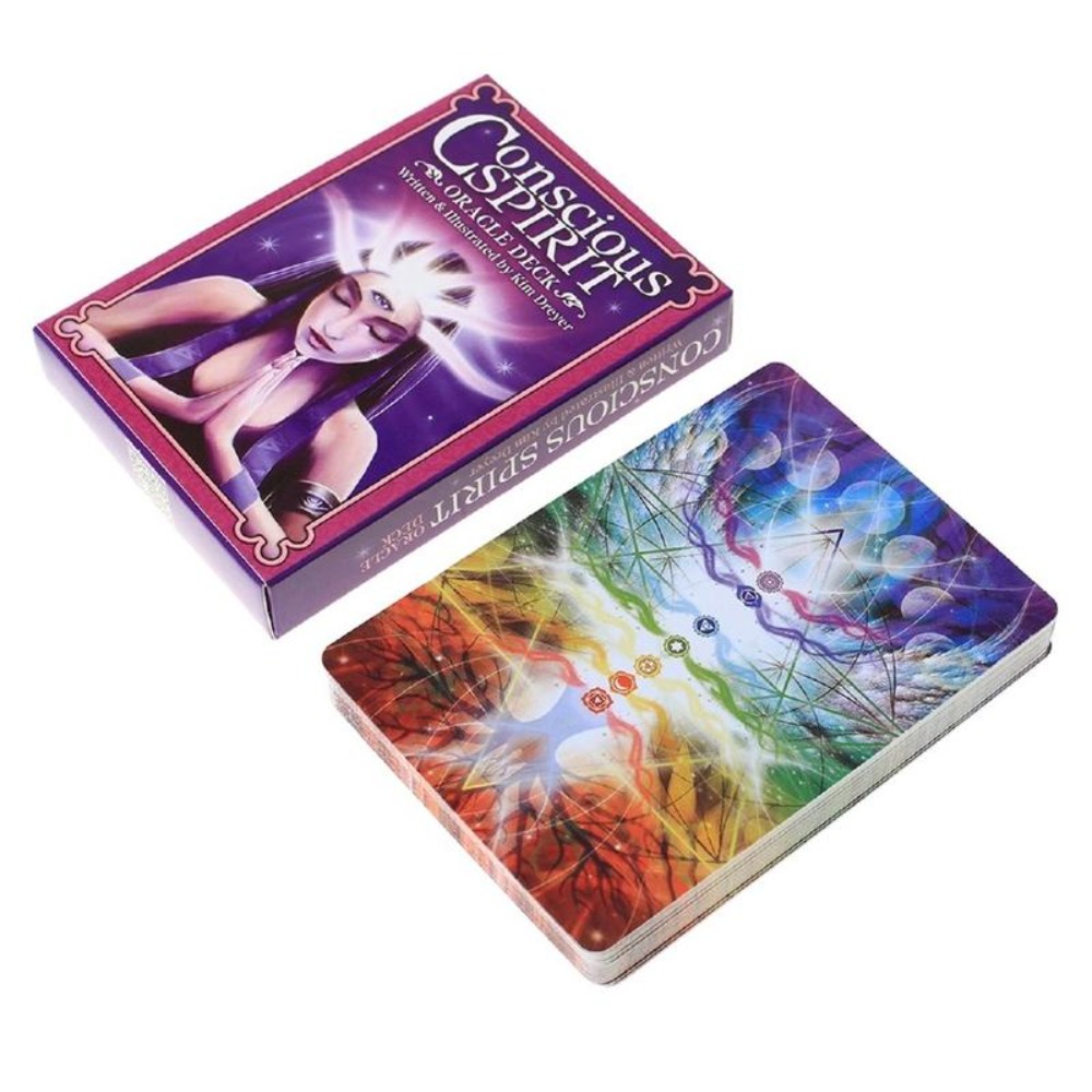 36 pezzi Oracle Tarocchi Carte Spirito Cosciente Carte Mazzo da tavolo Giochi Inglese Divertente Amily Palying Carte Mazzo di tarocchi