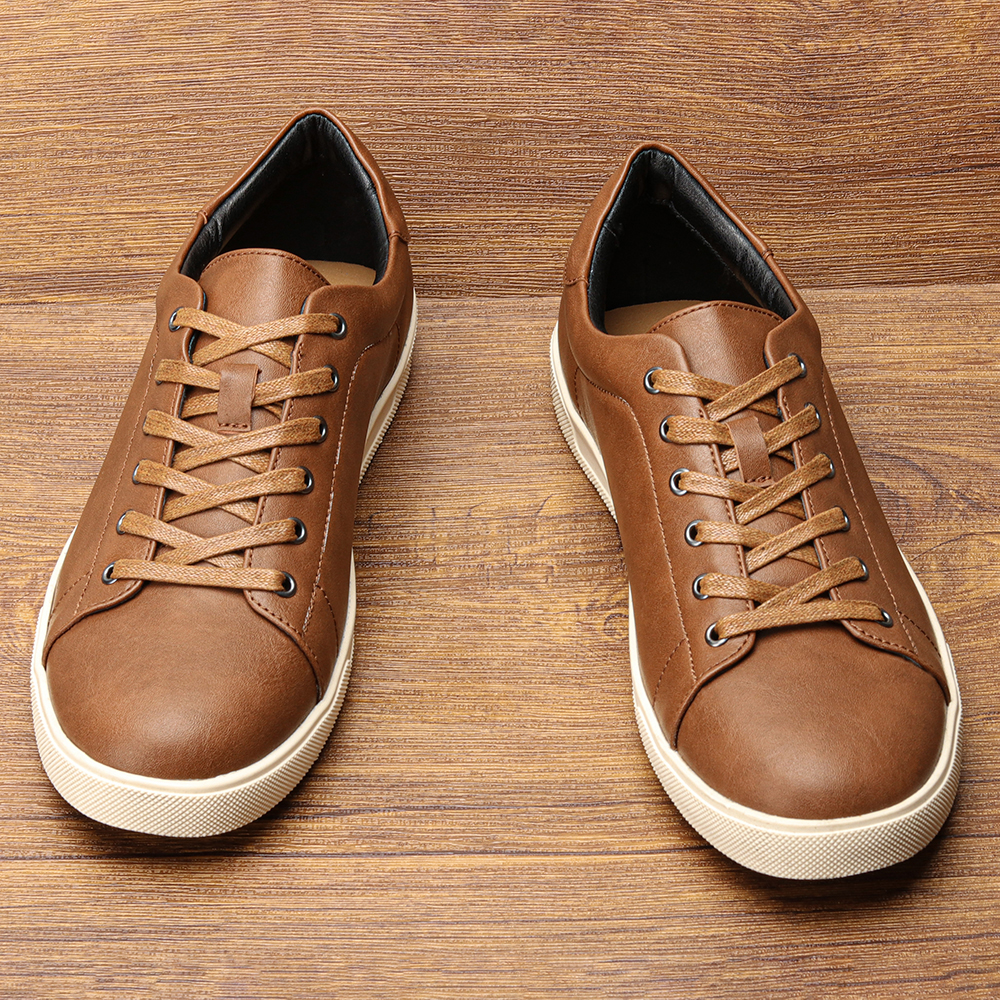 Casual herenschoenen 2025, merk mode, comfortabele leren schoenen voor heren