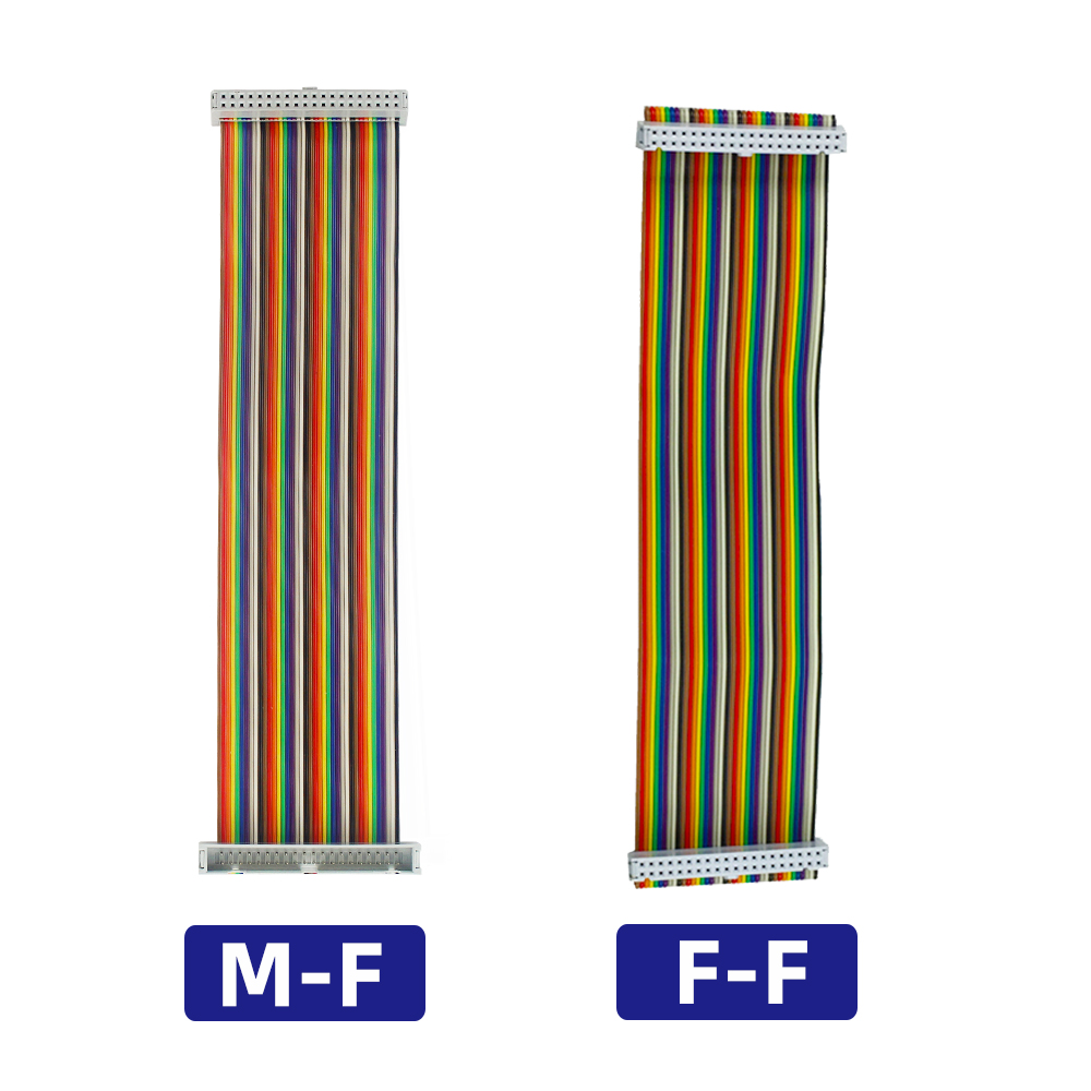 Raspberry Pi Cable GPIO de 40 pines macho a hembra o hembra adaptador de Cable de extensión para Orange Pi Raspberry Pi 5 4B 3B + 3B