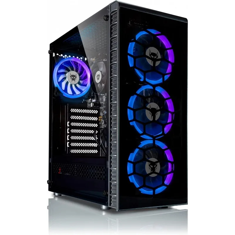 Q3 エッセンシャルゲーミング、8スレッドゲーミングPC、Ryzen 5 4X 3.90GHz、4K Vega 11コアグラフィックス、16GB RAM、1TB SSD、HDMI、Windows