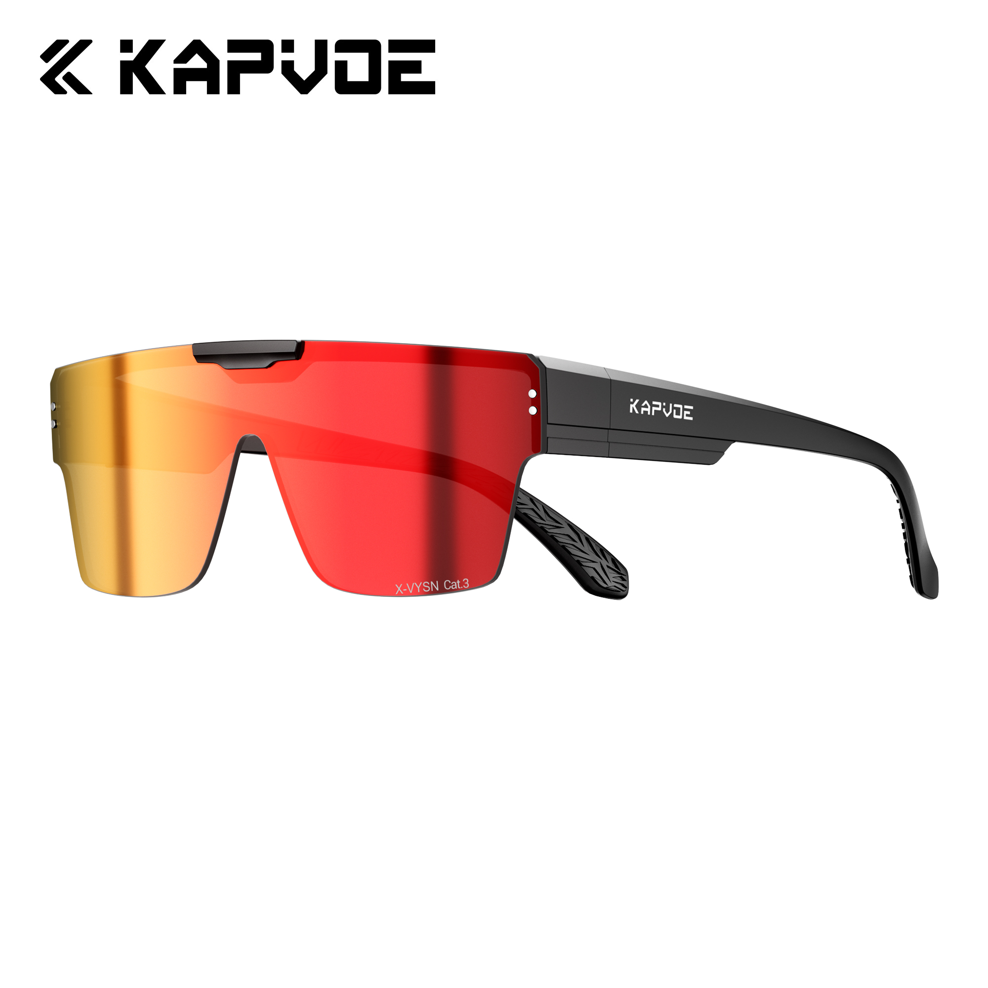 Lunettes de soleil KAPVOE New Fitover, pour la randonnée, la course à pied, la conduite, le cyclisme, UV400, surdimensionnées, photochromiques, pour hommes et femmes, pour l'extérieur