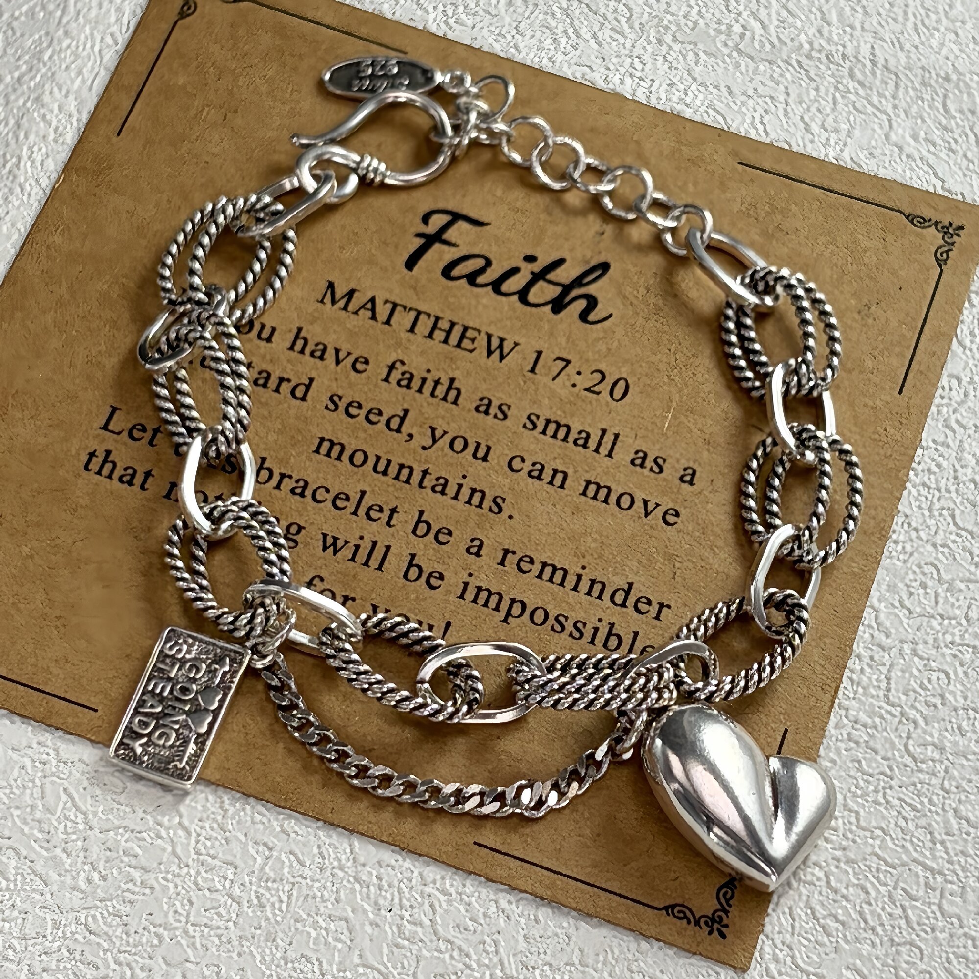 925 Sterling Silber Armbänder für Damen, Perlenkette, Accessoires, Vintage, Punk, Böhmen, süßer Bärenanhänger, Partyschmuck