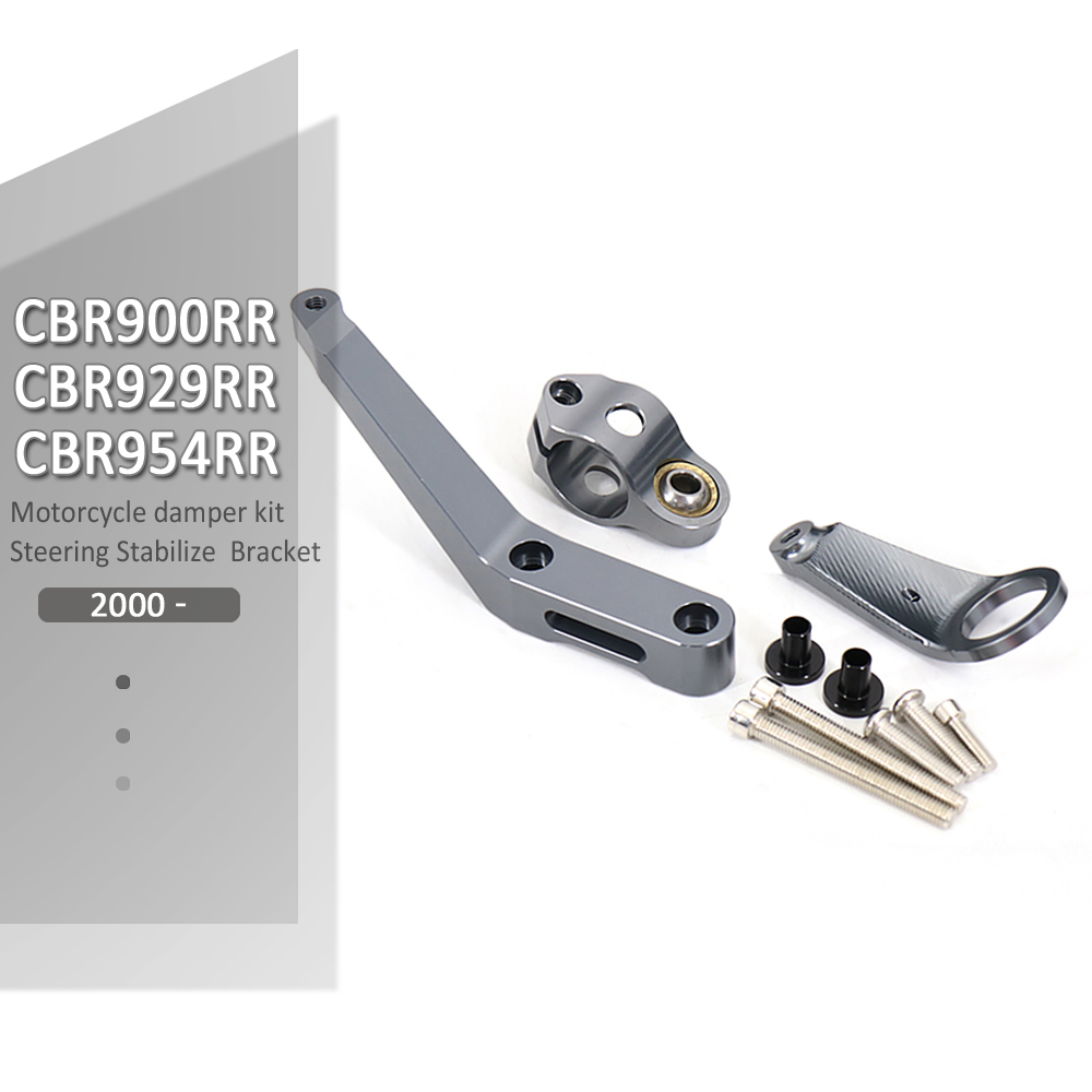 Pour Honda CBR954RR CBR 954 RR 954RR 2002-2003 CNC motos en aluminium stabilisation de direction support d'amortisseur Kit de support de montage