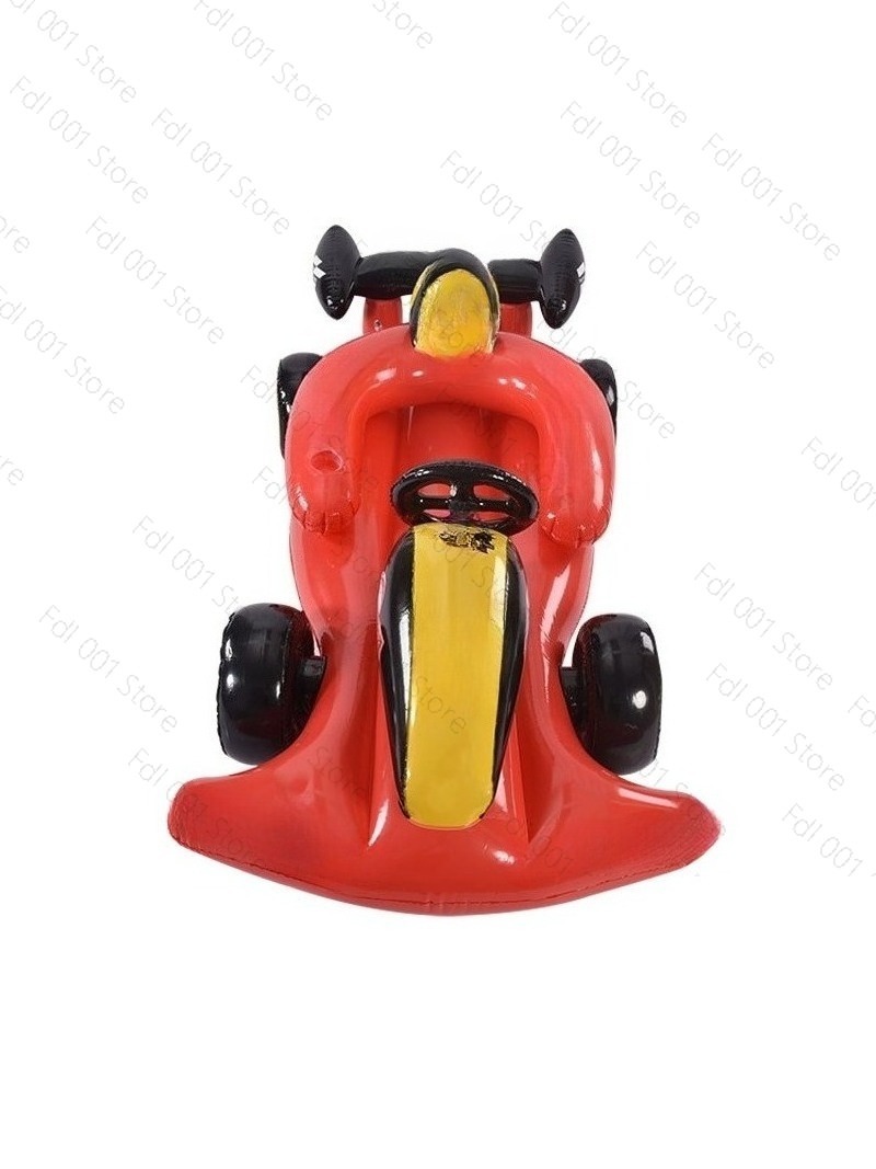 Coche de carreras inflable flotante, modelo de yate acuático de dibujos animados, PVCF1, asiento individual, juguete de ocio para adultos, coche de carreras nuevo.