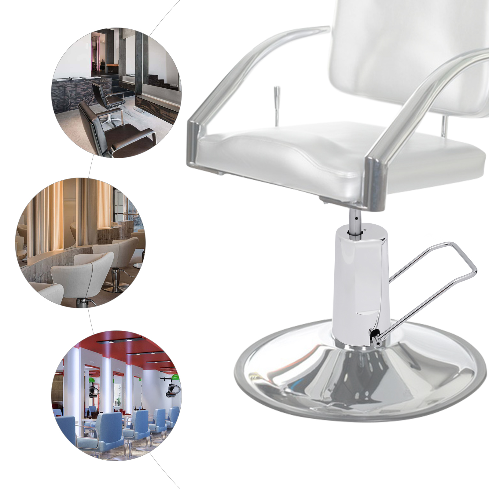 Hydraulische stoelpomp 4-bouts M8 draad gietijzer voor salon kapper styling stoel (de stoel niet inbegrepen)