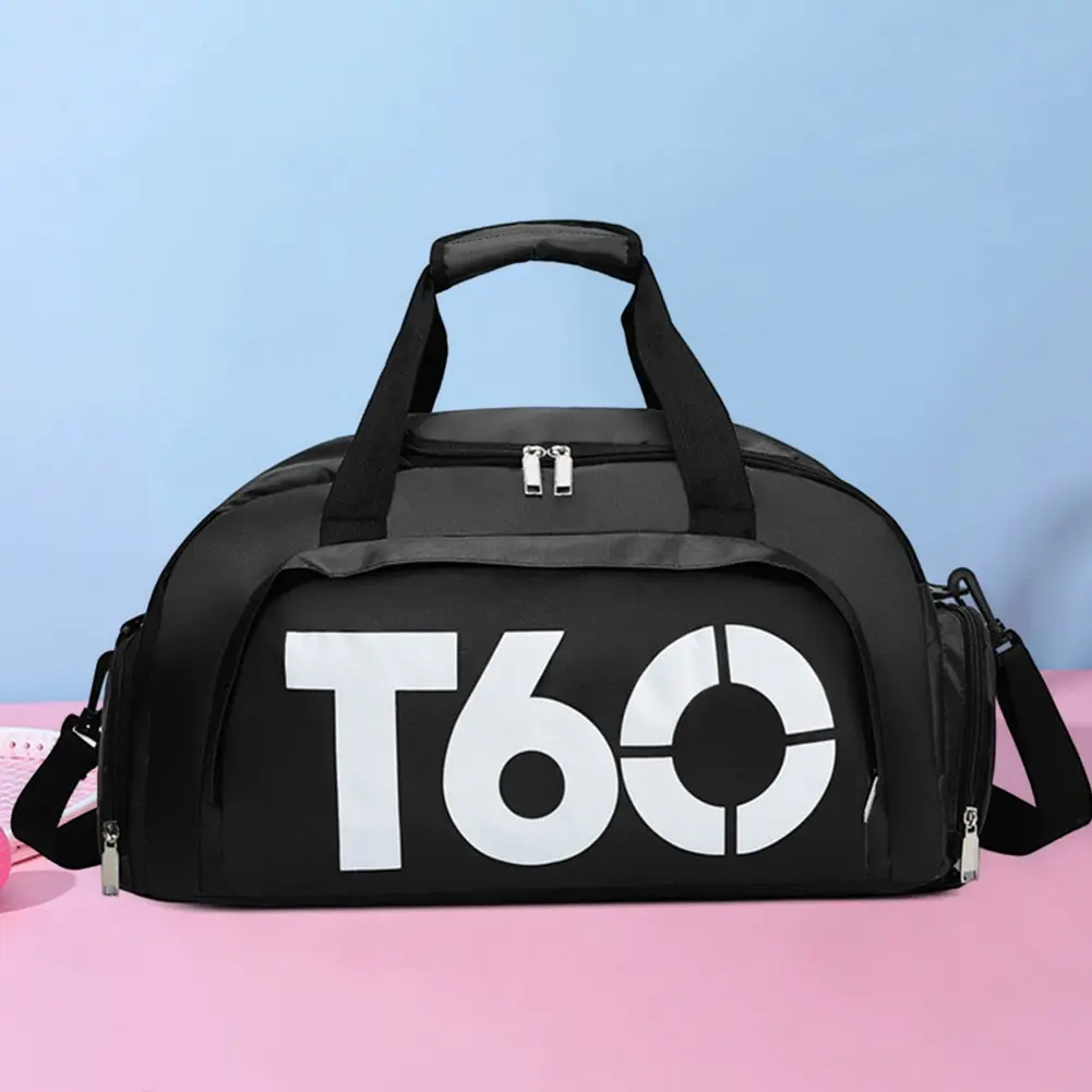Sac de sport Oxford, sac de sport sec et humide, grande capacité, sac d'entraînement, compartiment à chaussures, résistant à l'usure, pour hommes et femmes