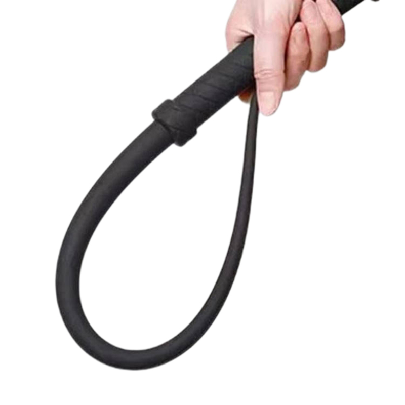 Chicote de cavalo de silicone genuíno preto 63cm, ferramentas de treinamento equestre, chicote de cavalo de equitação submissa, adereços de chicote de corrida de cavalos