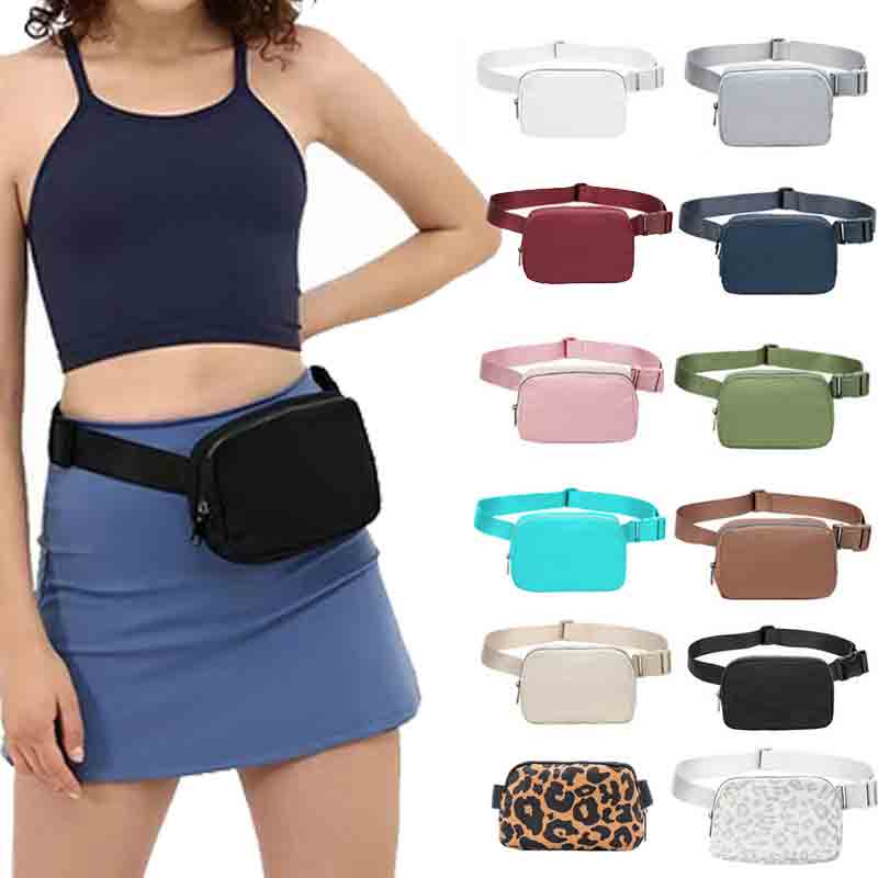 2024 Vrouwen Heuptas Rits Heuptasje Borsttas Buitensporten Crossbody Schoudertas Casual Reizen Vrouwelijke Heuptas Geldzakje